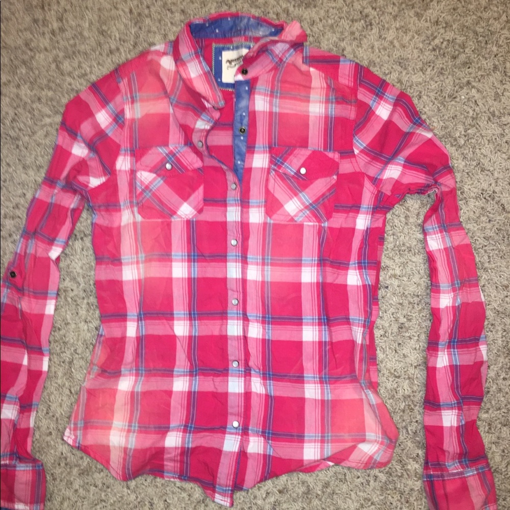 Plaid top